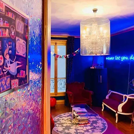 Artist Designed Flat In Central Area Montparnasse Apartment Paris